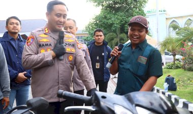 Kapolres-Gresik-Kembalikan-Motor-Korban-Curanmor,-Dua-Residivis-Diberi-Tindakan-Tegas-Terukur